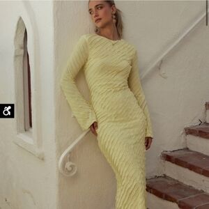 Böhme Bell Ruffle Maxi Dress